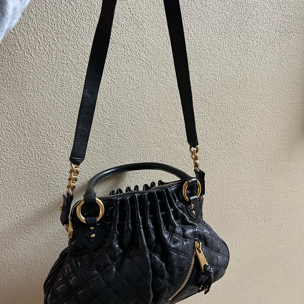 Marc Jacobs Black Quilted Satchel - Picture 3 of 10